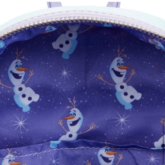 Loungefly Frozen Princess Elsa ice castle backpack - Picture 7 of 9